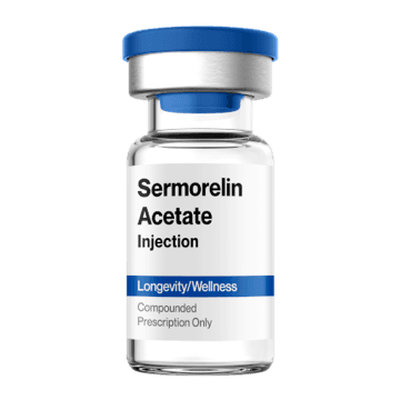 Sermorelin injection vial